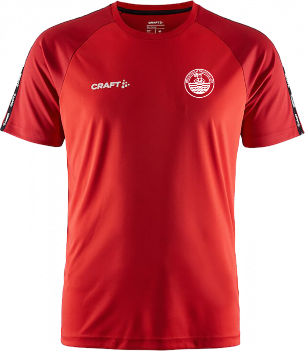 Craft - Dragsholm Svømmeklub Træner T-Shirt Herre - Bright Red & express