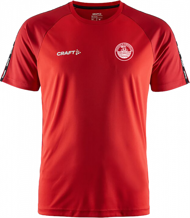 Craft - Dragsholm Svømmeklub T-Shirt Men - Bright Red & express